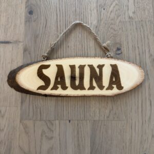 Sauna kyltti