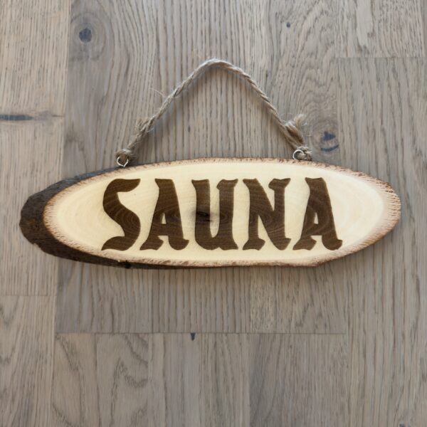 Sauna kyltti